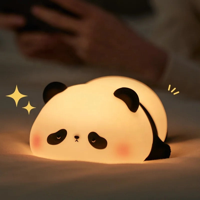 KOXILA® | Panda Lampada Notturna LED in Silicone - Regalo Perfetto per Bambini e Ragazze