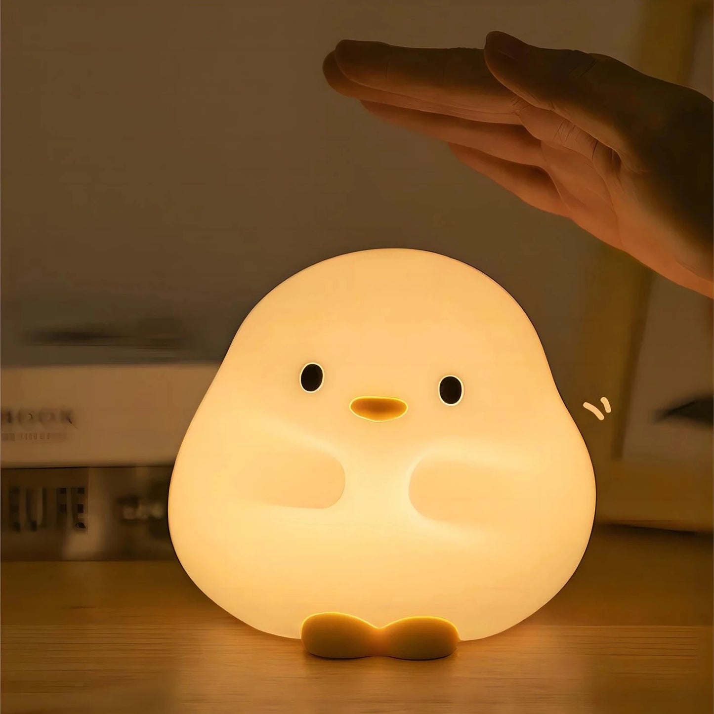 KOXILA® |  Anatroccolo Lampada Notturna LED in Silicone - Regalo Perfetto per Bambini e Ragazze