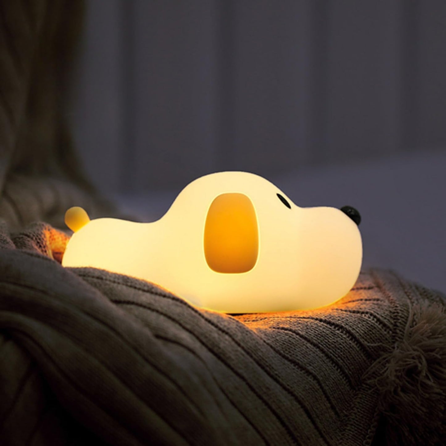 KOXILA® | Cane Lampada Notturna LED in Silicone - Regalo Perfetto per Bambini e Ragazze