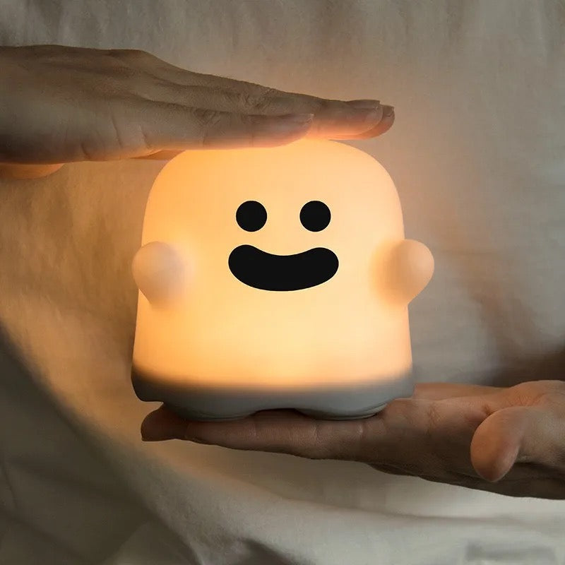 KOXILA® | Fantasma Lampada Notturna LED in Silicone - Regalo Perfetto per Bambini e Ragazze