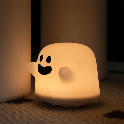 KOXILA® | Fantasma Lampada Notturna LED in Silicone - Regalo Perfetto per Bambini e Ragazze